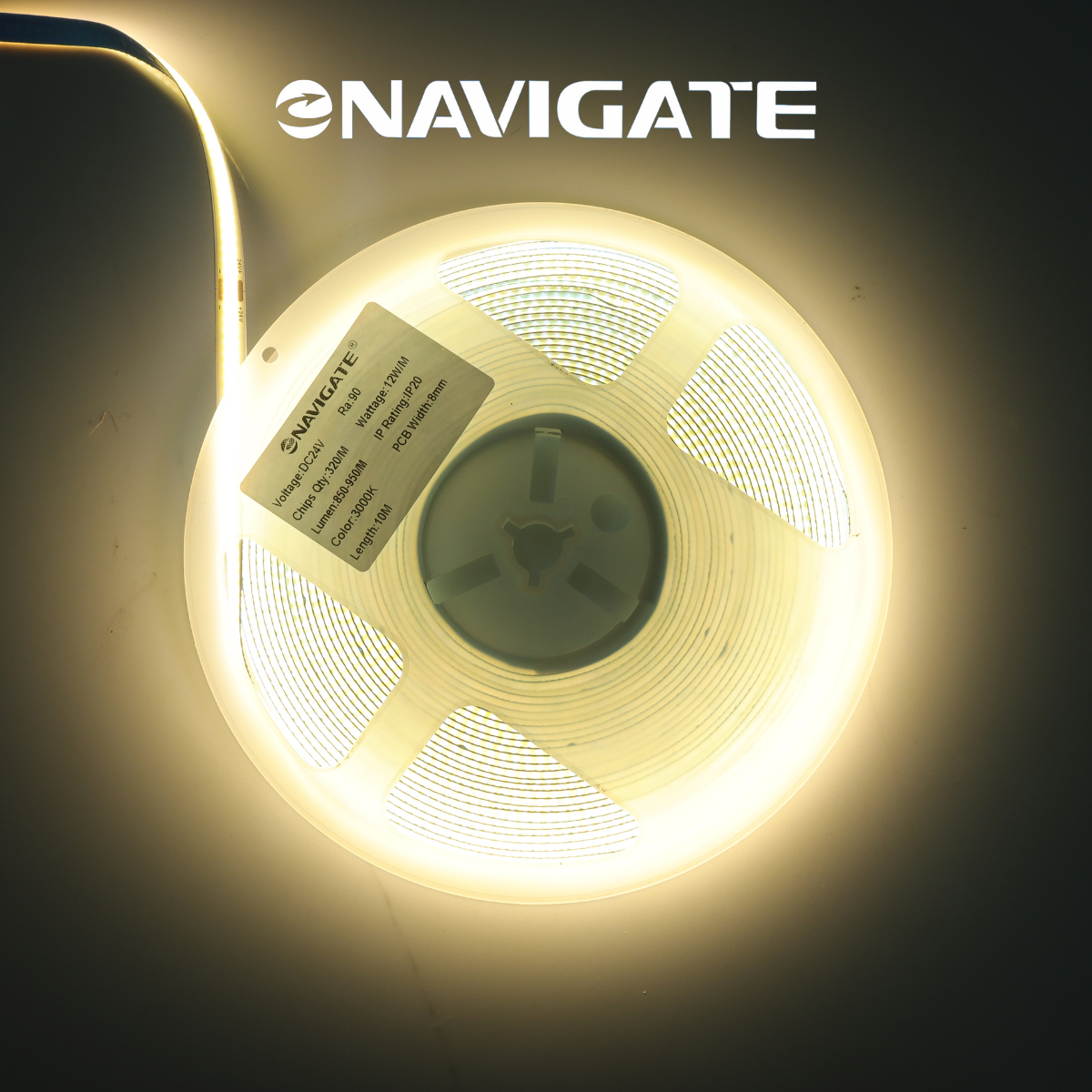 Tira Led COB Flexible de 24 Volts 10 Metros (Varios colores)